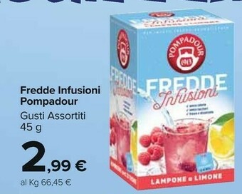 Carrefour Market Pompadour Tisane offerta