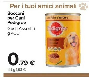 Carrefour Market Pedigree Cibo per cani offerta