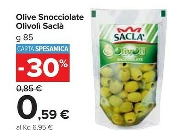 Carrefour Market Saclà Olive offerta