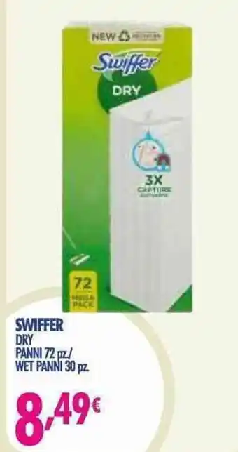 Acqua & Sapone Swiffer Dry Panni 72 pz./WET Panni 30 pz offerta