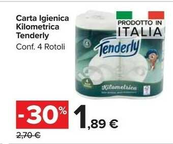 Carrefour Market Tenderly Carta igienica offerta