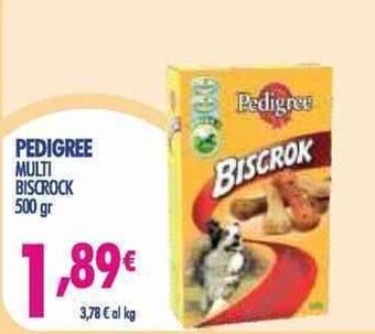 Acqua & Sapone Pedigree Multi Biscrock 500 gr offerta