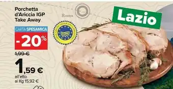 Carrefour Porchetta offerta