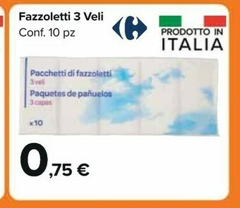 Carrefour Fazzoletti offerta