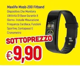 Maxlife Mxsb-200 Fitband