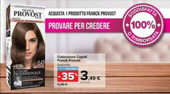 Carrefour Franck Provost Tinte capelli offerta