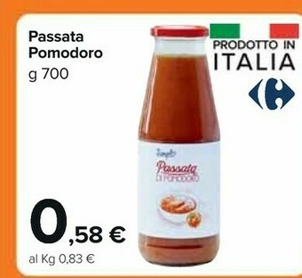 Carrefour Passata di pomodoro offerta