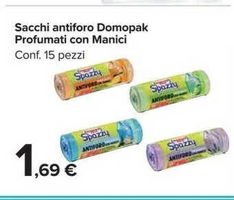 Carrefour Domopak Sacchetto spazzatura offerta