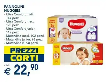 Esselunga Huggies Huggies Pannolini Ultra Comfort Midi offerta
