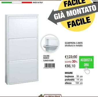 La Prealpina Cassettiere offerta