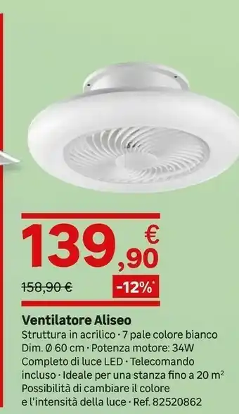 Leroy Merlin Ventilatore Aliseo offerta
