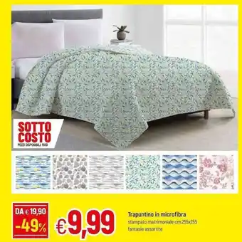 Famila Trapuntino in microfibra offerta
