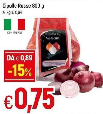 Famila Cipolle Rosse 800 g offerta