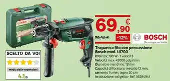 Leroy Merlin Bosch Trapano A Filo Con Percussione Mod. UI700 offerta