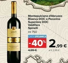 Carrefour Market Spinelli Montepulciano d'Abruzzo offerta