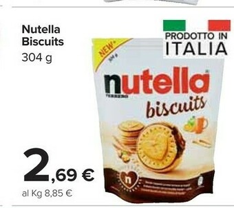 Carrefour Market Ferrero - Nutella Biscuits 304 G(ml) offerta
