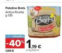 Carrefour Market Brets Patatine offerta