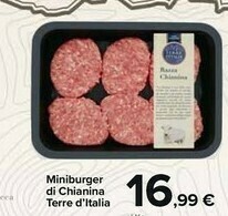 Carrefour Market Terre d'Italia Hamburger offerta