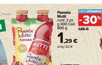 Carrefour Market Mutti Passata di pomodoro offerta