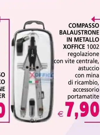 Compasso balaustrone in metallo xoffice