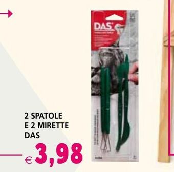 2 spatole e 2 mirette das