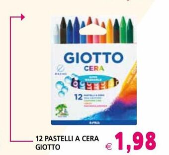 Il Gigante 12 pastelli a cera giotto offerta