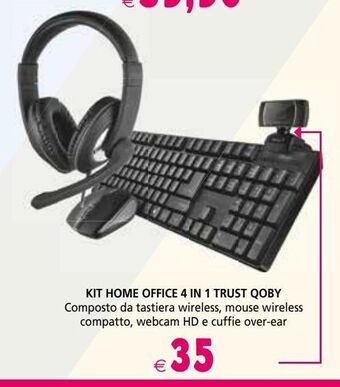 Il Gigante Kit home office 4 in 1 trust qoby offerta