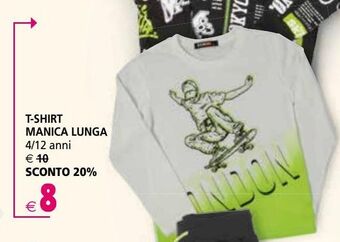 T-shirt manica lunga 4/12 anni