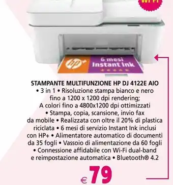 Il Gigante Stampante multifunzione hp dj 4122eaio offerta