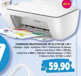 Il Gigante Stampante multifunzione hp dj 2710/10 e 3 in 1 offerta