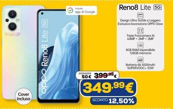 Euronics Reno8 lite 5g offerta