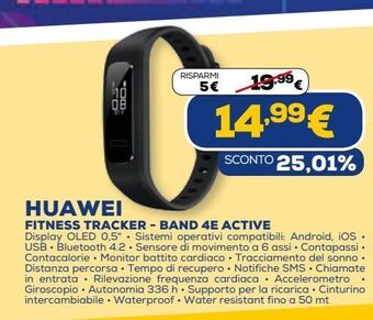 Huawei fitness tracker - band 4e active