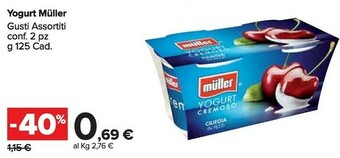 Carrefour Market Muller Yogurt offerta