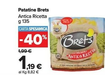 Carrefour Market Brets Patatine offerta