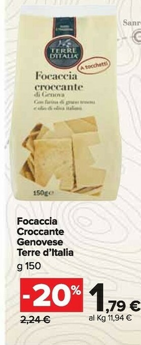 Terre d'Italia Focaccia