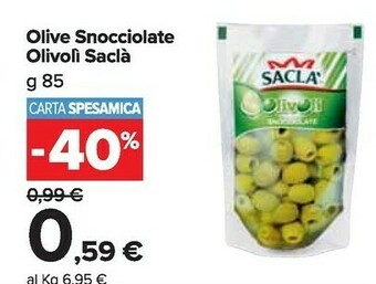 Carrefour Market Saclà Olive offerta
