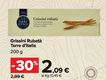 Carrefour Market Rubatà Grissini offerta