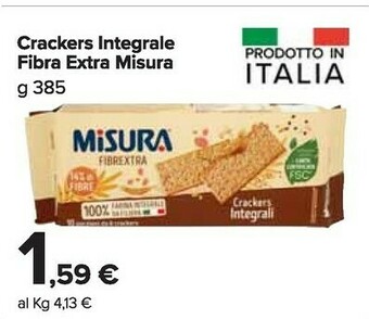 Carrefour Market Misura Crackers offerta