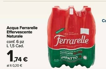 Carrefour Market Ferrarelle Acqua offerta