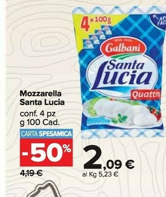 Carrefour Market Galbani Mozzarella offerta