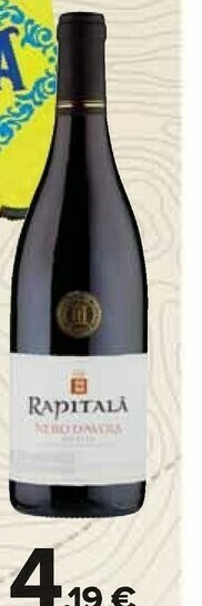 Carrefour Market Rapitalà Nero d'Avola offerta