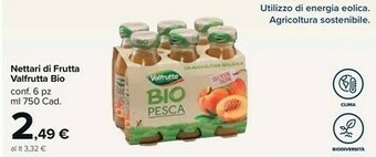 Carrefour Market Valfrutta Succhi di frutta offerta