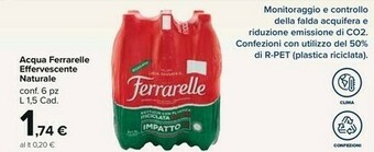Carrefour Market Ferrarelle Acqua offerta