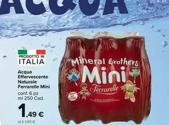 Carrefour Market Ferrarelle Acqua offerta