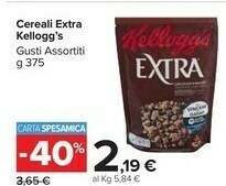 Carrefour Market Kelloggs Cereali offerta