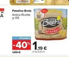 Carrefour Market Brets Patatine offerta