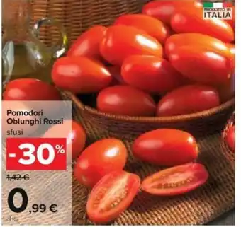 Carrefour Pomodori Oblunghi Rossi offerta