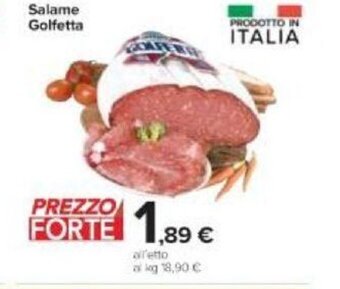 Carrefour Salame Golfetta offerta