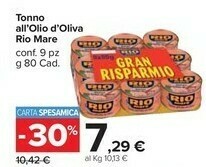 Carrefour Market Rio Mare Tonno Rio mare offerta