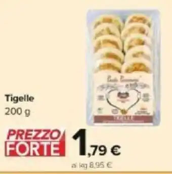 Carrefour Tigelle 200 g offerta